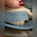 American Leather  Co.  Blue Leather Crossbody Bag Photo 8