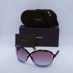 Tom Ford  SUNGLASSES FT1068 56Z Dark Havana / Pink / Violet Gradient Mirror Photo 2