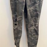 No Boundaries  Women’s Camouflage Destructed Overalls Size Large Photo 3