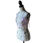 ZARA Womens Tie Dye Multicolor Artsy Strappy Crop Top S deep Vneck Photo 1