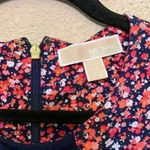 Michael Kors pink floral dress sz M flowers preppy church girly career office Photo 1
