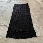 Nation Ltd  silky black Alba midi skirt Photo 1