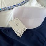 Lands End Navy and‎ Geometric Floral Print One Piece Swimsuit Blue Size XL Photo 8