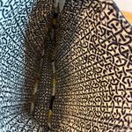 Vera Bradley  Tote Holiday Design Retired Pattern Dogwood Black Yellow White Gray Photo 2