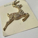 Lot Of 2 Christmas Holiday Brooch Pins Reindeer / Candle 1 Signed Gerry’s Photo 2