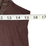 Lola Tank Top Womens L Brown Beaded Embellished Strappy Tunic Flowy Casual Chic Size L Photo 5