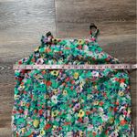 Anthropologie Maeve by  Green Floral Tank Top 8 Photo 2