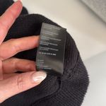 Free People  Ottoman Slouchy Mock Neck Tunic Sweater in Black Size Small Photo 14