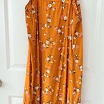 Abound  Floral Mustard Slip Dress Medium NWT Photo 3