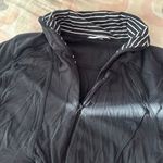 Lululemon Think Fast Pullover Black / White Photo 3