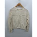 Entro Women Top Cream Gauze Lagenlook Coastal Boho Sz Medium Cotton Long Sleeve Photo 1