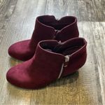 Style & Co . Deep Red Ankle Booties Size 8.5 W Photo 1