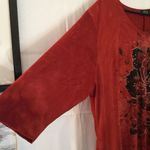 Shannon Ford Rhinestone Flower Flare Bottom Tee Size 22W Photo 2