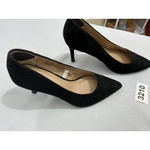 A New Day Womans  Size 7.5 Black Slip On Pointed Toe Stiletto Pumps Photo 1