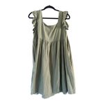 HYFVE  Gauze Mini Babydoll Dress Green Size Large NWOT Sleeveless Photo 1