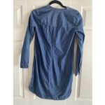 J Crew Women's XXS Light Indigo‎ Blue Chambray Shirtdress Coastal Western Photo 2