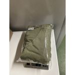 Free People  Super Baggy Wide Leg Flare Flared Chino Pants Army Green Size 10 Photo 7