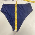 BLOOMING LILY, Women’s Two Piece, Navy Swimsuit, Size XL, bow in front, Blue Photo 8