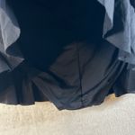 La Blanca  Black Ruched Swim Skirt Ruffle Flounce Built in Briefs Size 6 Photo 3