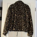 No Boundaries Leopard fleece quarter zip pullover Photo 6