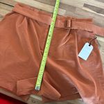 Leith NWT Burnt Orange Belted Shorts 2X Photo 3