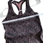 Lululemon Black Pink Lace Racerback Tank Top Athletic Workout Size 4/6 Photo 2