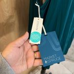 Market & Spruce Teal Lace-Back Tank Top – Size XL - NWT Photo 5