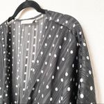 Allyson Black Shimmer Polka Dot Dress Size Small Photo 1