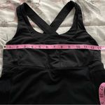 Lululemon Stuff Your Bra Tank II black athletic tank top, size 6 athleisure Photo 2