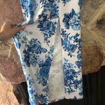 Commense Multi Floral Split Long Dress size M Blue Size M Photo 6