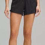 Lululemon Hotty hot shorts in black 4” inseam size 14 tall Photo 0