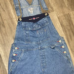 Vintage Overalls Women's S 90s Y2K BUM B.U.M. Equipment Blue Jean Denim Bib Size 4 Photo 0