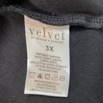 Anthropologie Velvet by Graham & Spencer Black V-Neck Midi Dress Size 3X Photo 9