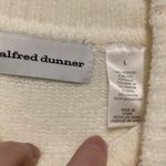 Alfred Dunner Vintage Cream Embroidered Floral Mock Neck Long Sleeve Sweater Size L Photo 1