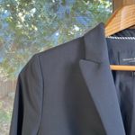 Banana Republic Women's Black Marzotto Italian Wool Blazer Size 8 Photo 4