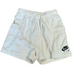 Nike Air Sportswear Terry Cloth Sweat Shorts Women's XS Pull On Cream High Rise Photo 0