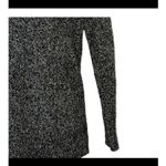 Rafaella Cowl Neck Black & Grey Marbled Cozy Sweater size Medium Photo 6