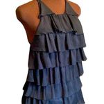 XOXO NWT Black Tiered Ruffle Top Photo 0