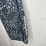 Nike  Dri-Fit Navy Light Blue Printed Cropped Running Leggings Sz S (26x22) Photo 3