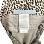 Eberjay Eberjey Gisele Long Sleeve Pajama Top Ivory Brown‎ Spotted Print Size Medium Photo 6