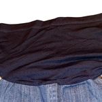 Liz Lange Maternity Denim Skirt women’s Size Small Maternity Belly Band Photo 4