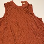 Rewind Juniors lace front tank top blouse clay large excellent dressy Photo 6