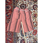 Pilcro  Anthropologie Striped Cotton Pull-On Lounge Shorts Women’s M Peach Boho C Photo 7