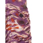 ZARA  Purple Mini Cocktail Dress Women S Cutout Front Chiffon Ruched Sexy NYE NWT Photo 3