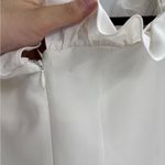 Cinq à Sept Rosemarie ruffle off the shoulder dress white cocktail party size 4 Photo 12