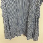 Women's Striped Blue & White Tank Top Size Small Photo 2