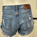One Teaspoon One X  Harlets High Rise Exposed Button Fly Jean Shorts 24 Photo 5