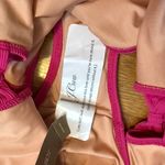 J.Crew Women 8 Pink Cut out Bow Ribbed Low Back One Piece Swim Suit Bathing Suit Photo 7