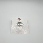 Giani Bernini  Cubic Zirconia V Band in Silver Size 10 NWT Photo 4