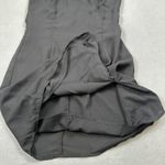 superdown Revolve  Black Mini Dress S Spaghetti Strap Ruched Slit Back Zip Party Photo 5